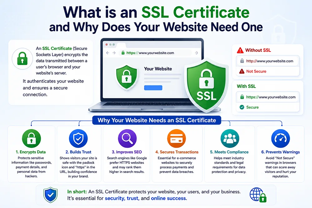 What is an SSL Certificate and Why Does Your Website Need One Webomatic