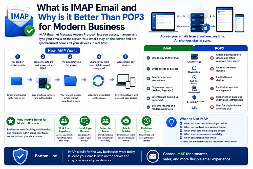 What is IMAP Email and Why is it Better Than POP3 for Modern Business Webomatic