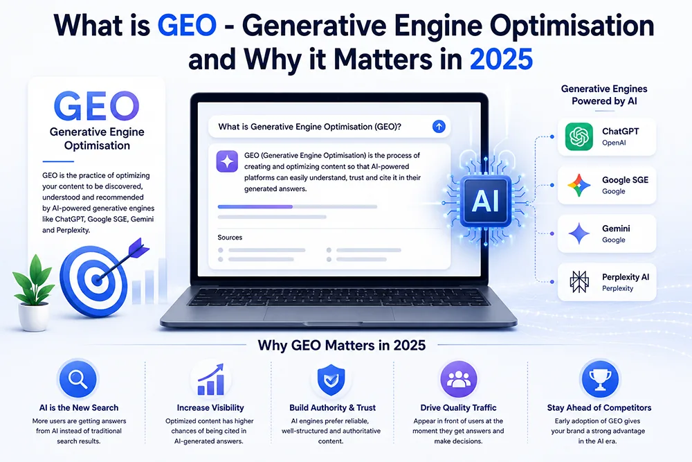 What is GEO - Generative Engine Optimisation and Why it Matters in 2025 Webomatic