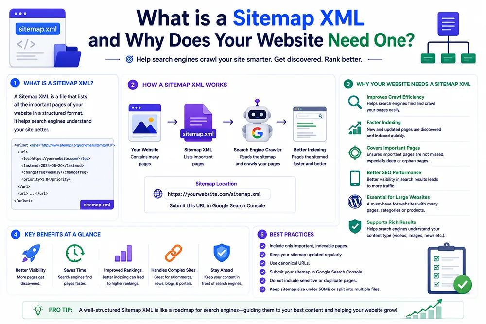 What is a Sitemap XML and Why Does Your Website Need One Webomatic