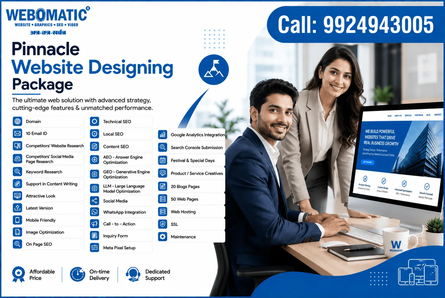Pinnacle Package Website Designing in Ahmedabad